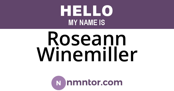 Roseann Winemiller