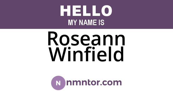 Roseann Winfield
