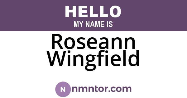 Roseann Wingfield