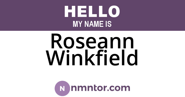 Roseann Winkfield