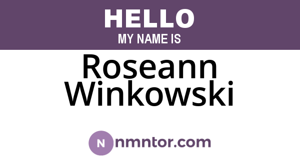 Roseann Winkowski