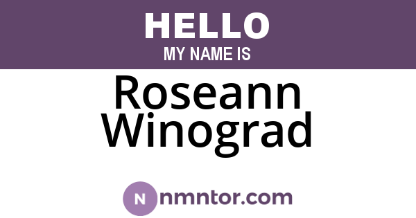 Roseann Winograd
