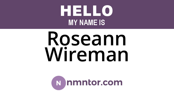 Roseann Wireman