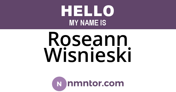 Roseann Wisnieski