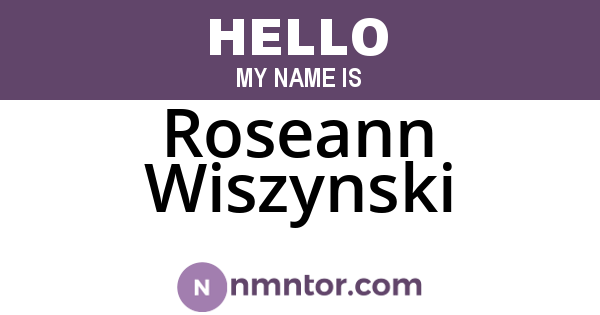 Roseann Wiszynski