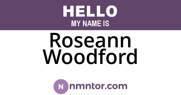 Roseann Woodford