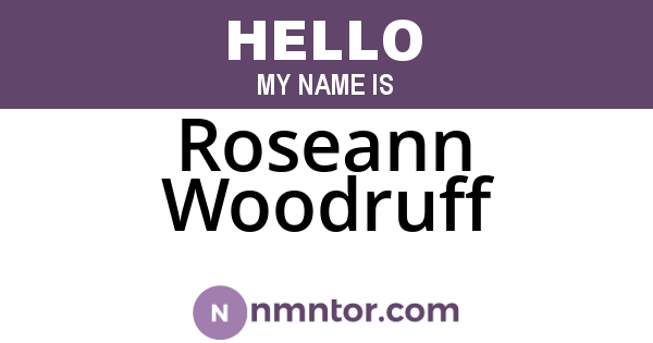 Roseann Woodruff