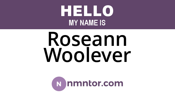 Roseann Woolever