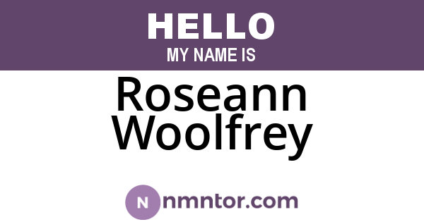 Roseann Woolfrey