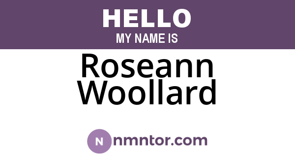 Roseann Woollard