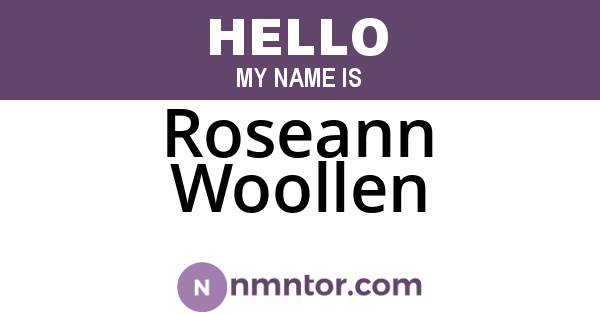 Roseann Woollen