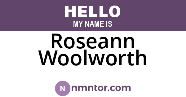 Roseann Woolworth