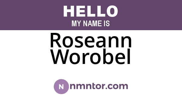 Roseann Worobel