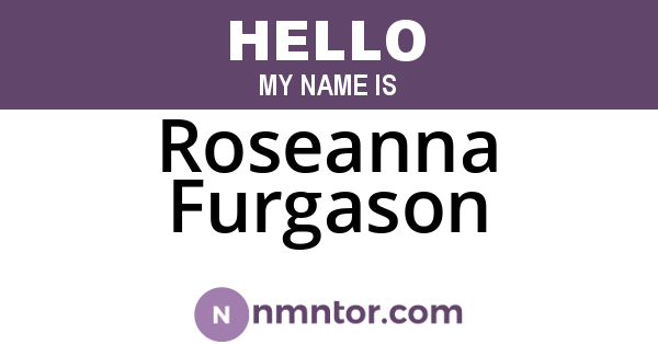 Roseanna Furgason