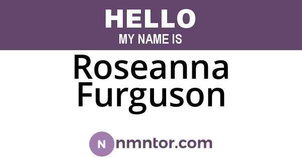 Roseanna Furguson