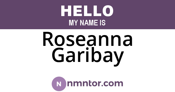 Roseanna Garibay