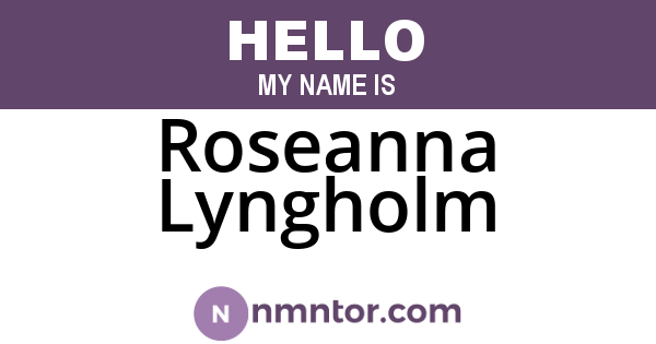 Roseanna Lyngholm
