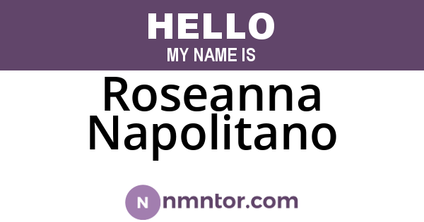 Roseanna Napolitano