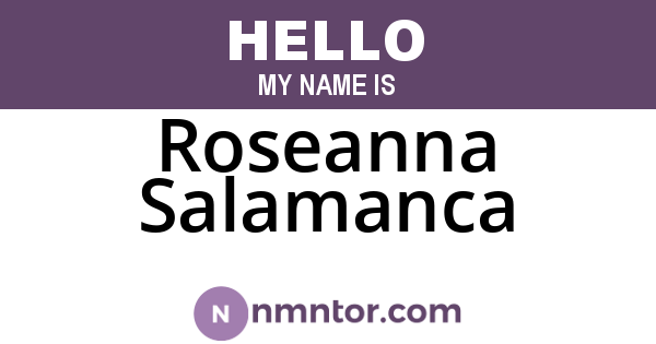 Roseanna Salamanca
