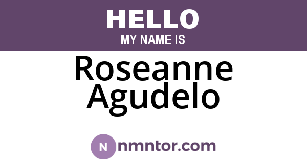 Roseanne Agudelo