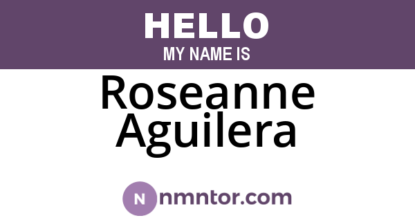 Roseanne Aguilera