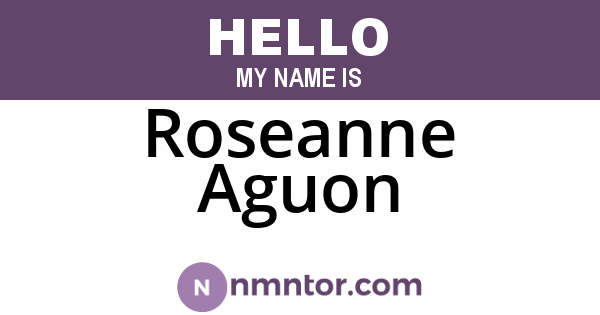 Roseanne Aguon