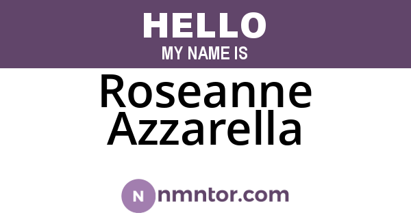 Roseanne Azzarella