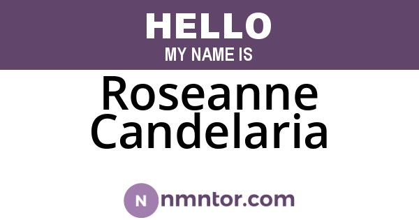 Roseanne Candelaria