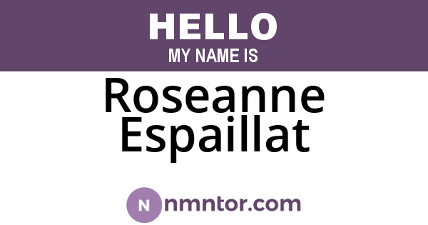 Roseanne Espaillat