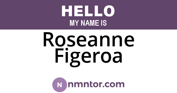 Roseanne Figeroa