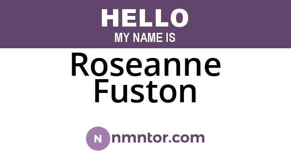 Roseanne Fuston