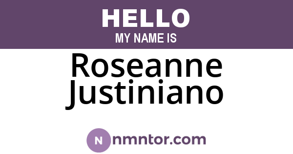 Roseanne Justiniano