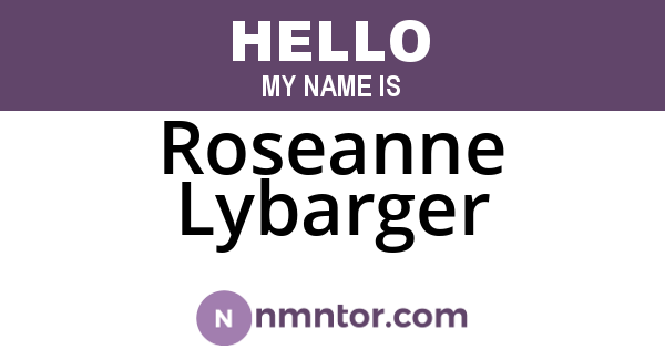 Roseanne Lybarger
