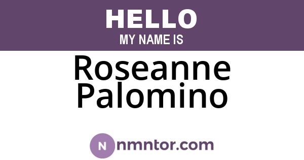 Roseanne Palomino