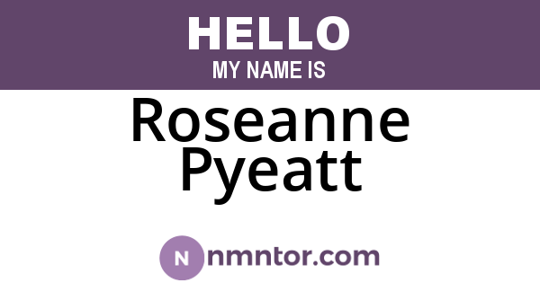 Roseanne Pyeatt