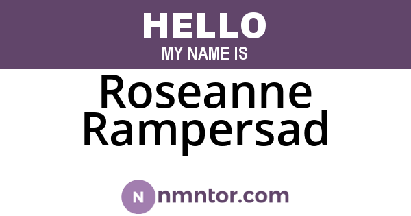 Roseanne Rampersad