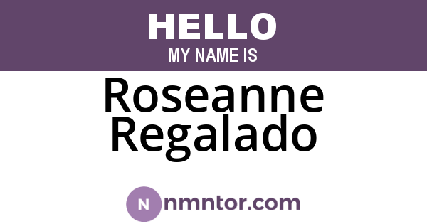 Roseanne Regalado