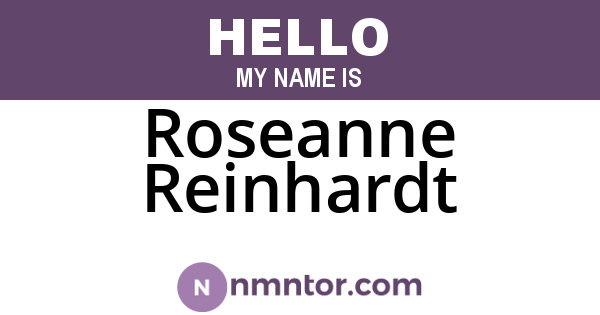 Roseanne Reinhardt