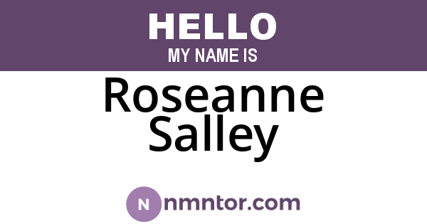Roseanne Salley