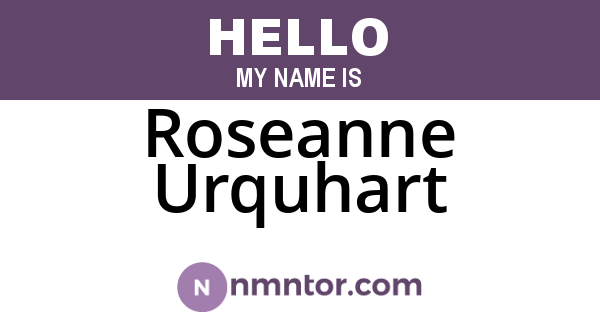 Roseanne Urquhart
