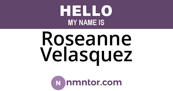 Roseanne Velasquez