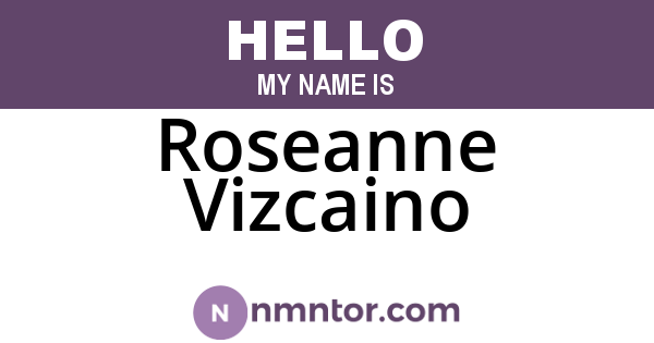 Roseanne Vizcaino