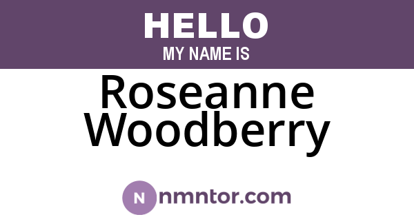 Roseanne Woodberry