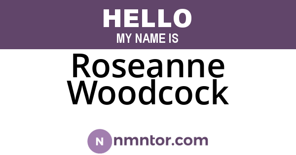 Roseanne Woodcock