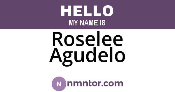 Roselee Agudelo