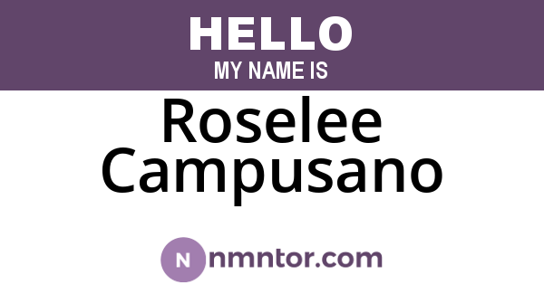 Roselee Campusano