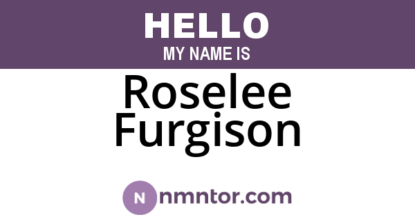 Roselee Furgison