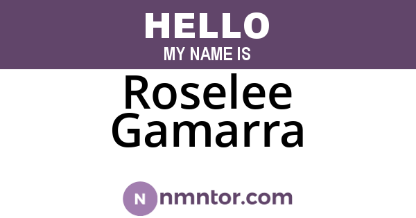 Roselee Gamarra