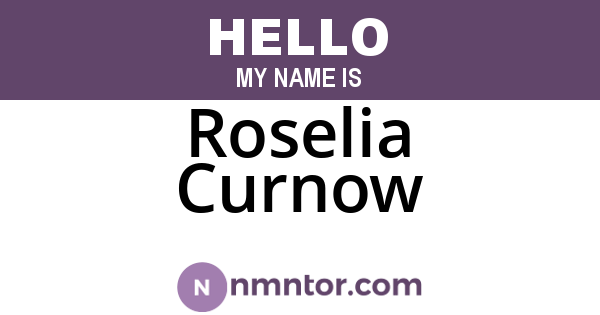 Roselia Curnow