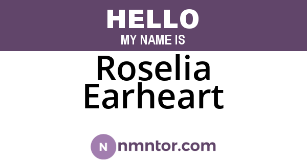 Roselia Earheart